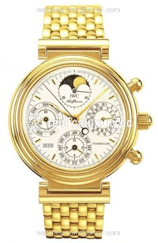 IWC Da Vinci Tourbillon Yellow Gold / English / Bracelet IW9267-03