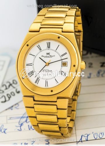 IWC Ingenieur SL Quartz Gold / Roman IW9701 Roman