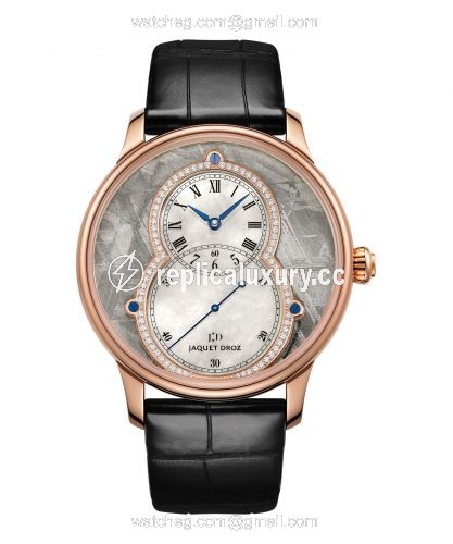 Jaquet Droz Grande Seconde 43 Meteorite Diamond / Red Gold J003033340