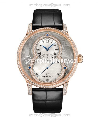 Jaquet Droz Grande Seconde 43 Meteorite Diamond / Red Gold J003033341