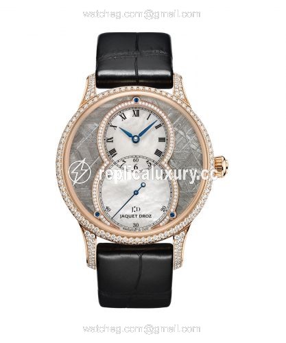 Jaquet Droz Grande Seconde 39 Meteorite Diamond / Red Gold J014013223