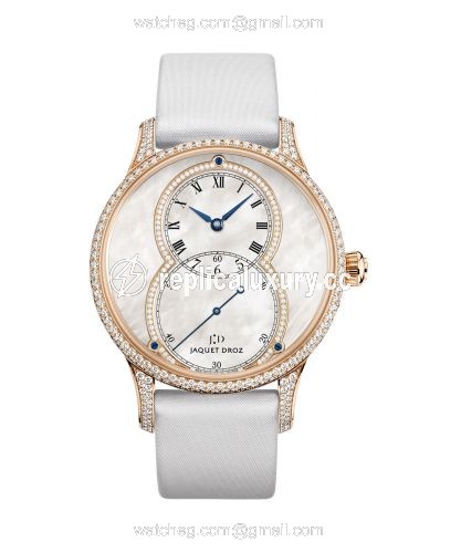 Jaquet Droz Grande Seconde 39 Mother of Pearl Diamond / Red Gold J014013227