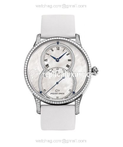 Jaquet Droz Grande Seconde 39 Mother of Pearl Diamond / White Gold J014014272