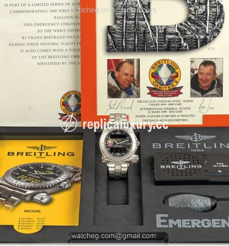 Breitling Emergency Orbiter White Gold J56321 Orbiter