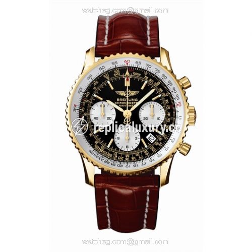 Breitling Navitimer Yellow Gold / Black K2332212/B634