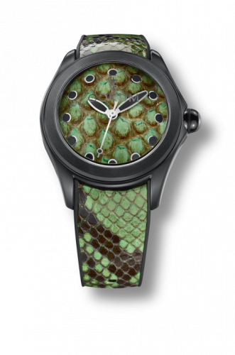 Corum Bubble 42 Green Python L082/02996