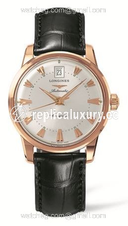 Longines Conquest Heritage Pink Gold L1.611.8.78.4