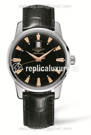 Longines Conquest Heritage 40mm Black Dial L1.645.4.52.4