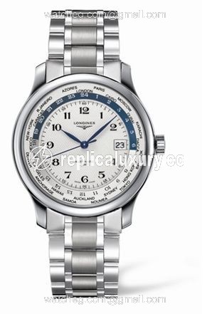 Longines Master Collection Worldtime Silver Bracelet L2.631.4.70.6