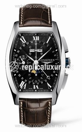 Longines Evidenza Chronograph Calendar Black L2.688.4.58.9