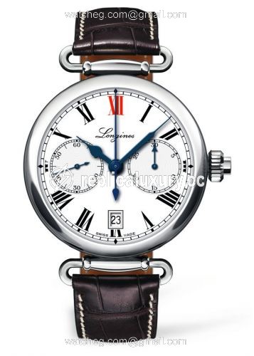 Longines Mono Pusher Chronograph 180th Anniversary Watch Roman L2.776.4.21.3
