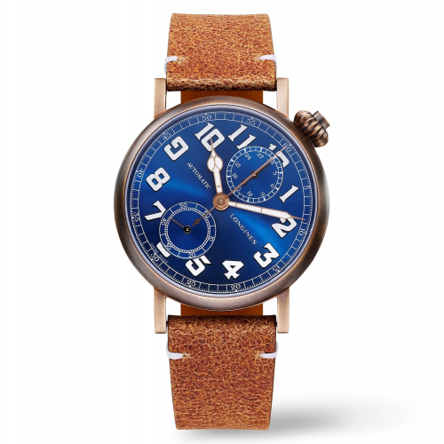 Longines Avigation Watch Type A-7 1935 41 Bronze / Blue / The Hour Glass L2.825.1.93.2