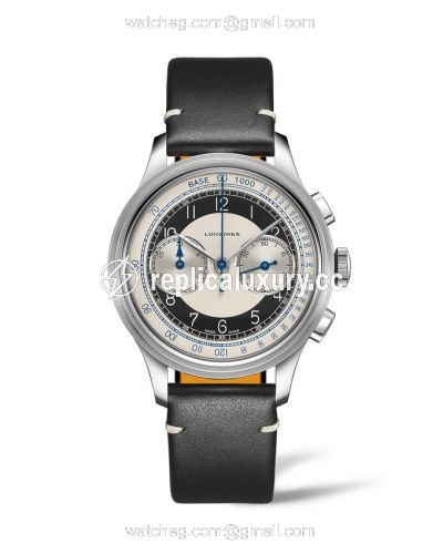 Longines Heritage Chronograph Tuxedo / Bull's Eye L2.830.4.93.0