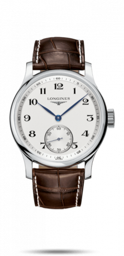 Longines Master Collection 47.5 Small Seconds Stainless Steel / Silver-Arabic / Alligator L2.840.4.78.3