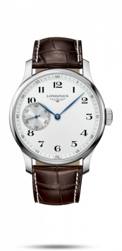 Longines Master Collection 47.5 Small Seconds Stainless Steel / White-Arabic / Alligator XL L2.841.4.18.5