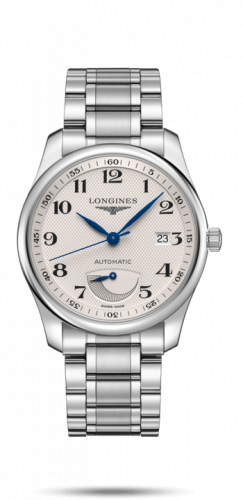 Longines Master Collection 40mm Power Reserve Stainless Steel / Silver-Arabic / Bracelet L2.908.4.78.6