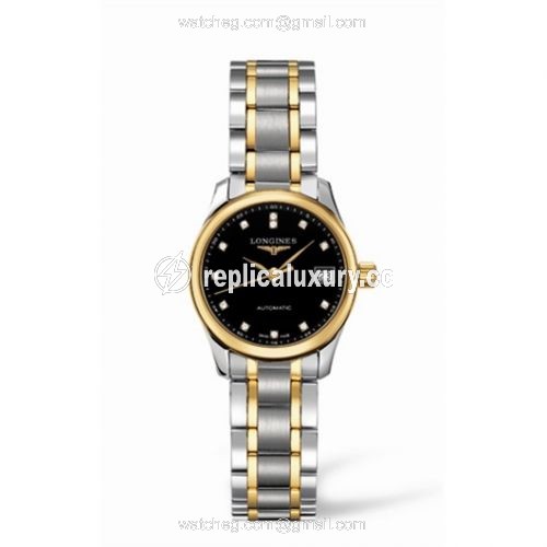 Longines Master Collection Date 25.5 Two Tone L2.128.5.57.7
