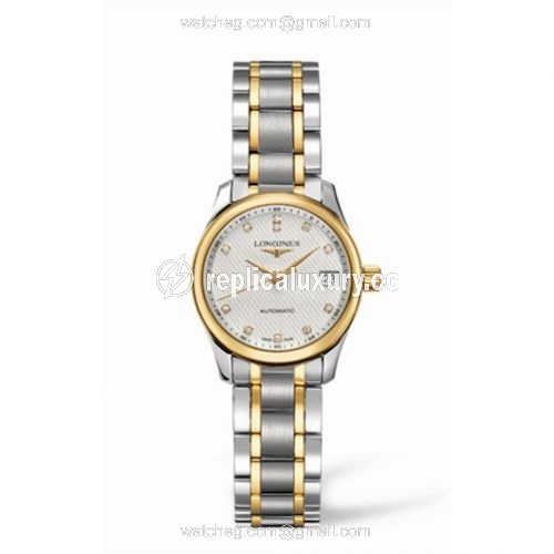 Longines Master Collection Date 25.5 Two Tone L2.128.5.77.7