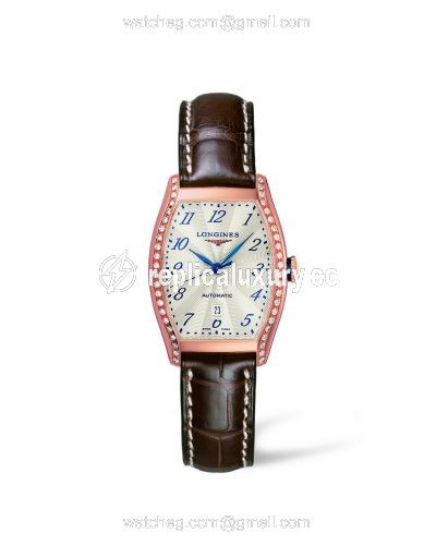 Longines Evidenza 26 Automatic Pink Gold Diamond L2.142.9.73.2