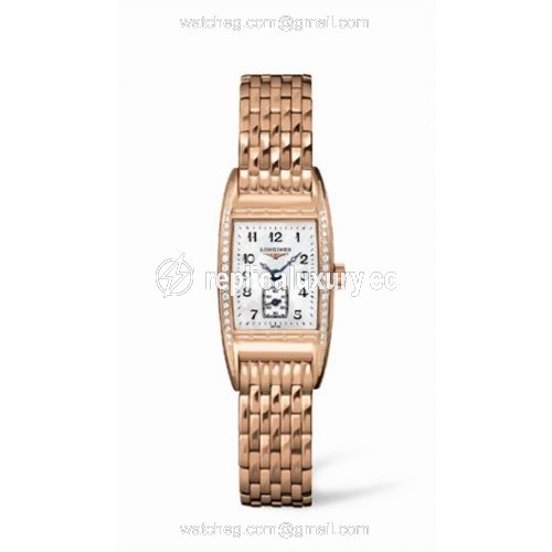 Longines BelleArti 19 Quartz Pink Gold Diamond L2.194.9.83.6