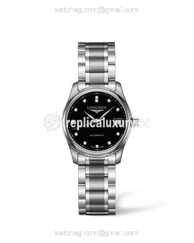 Longines Master Collection 29 Black Diamond / Bracelet L2.257.4.57.6