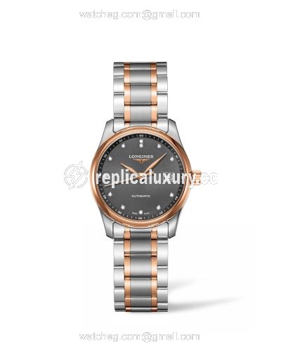 Longines Master Collection 29 Two Tone Rose / Grey L2.257.5.07.7