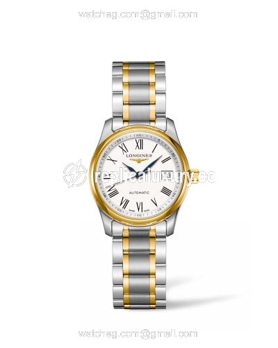 Longines Master Collection 29 Two Tone / White Roman L2.257.5.11.7