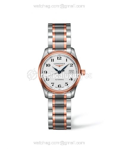 Longines Master Collection Date 29 Two Tone Pink L2.257.5.79.7