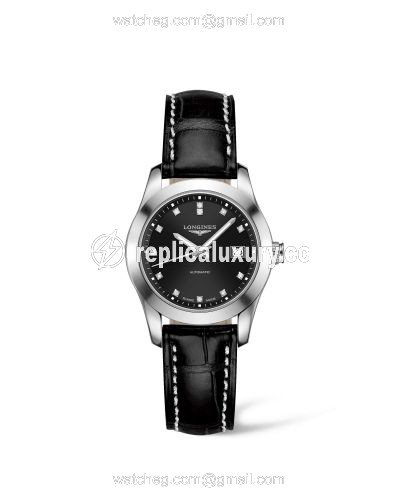 Longines Conquest Classic Automatic 29.5 Stainless Steel / Black / Strap L2.285.4.58.3