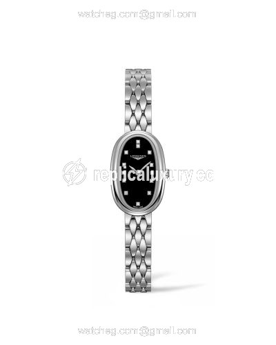 Longines Symphonette S Black / Bracelet L2.304.4.57.6