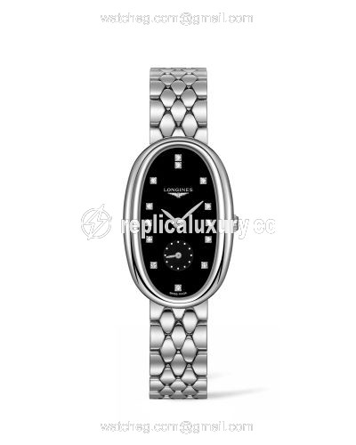 Longines Symphonette XL Black / Bracelet L2.307.4.57.6