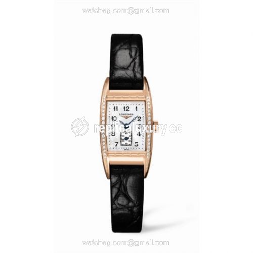 Longines BelleArti 24.6 Pink Gold Diamond L2.501.9.83.4