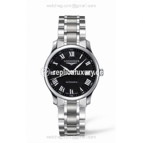 Longines Master Collection Date 36 Stainless Steel Black L2.518.4.51.6