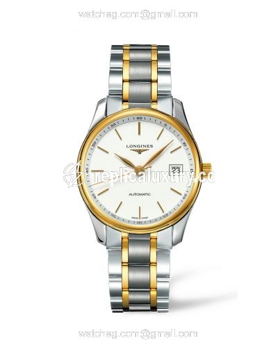 Longines Master Collection Date 36 Two Tone Stick L2.518.5.12.7