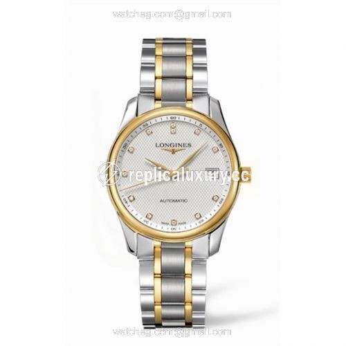 Longines Master Collection Date 36 Two Tone Diamond L2.518.5.77.7