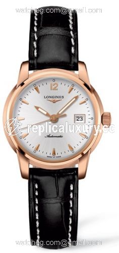 Longines Saint-Imier Date 30 Pink Gold L2.563.8.72.3