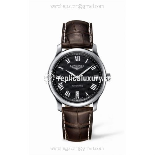 Longines Master Collection Date 38.5 Stainless Steel Black L2.628.4.51.5