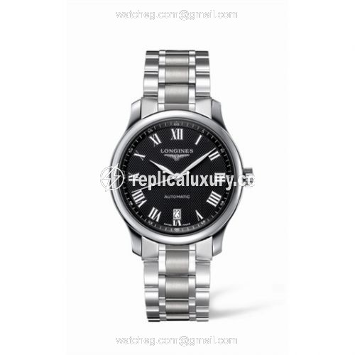 Longines Master Collection Date 38.5 Stainless Steel Black L2.628.4.51.6