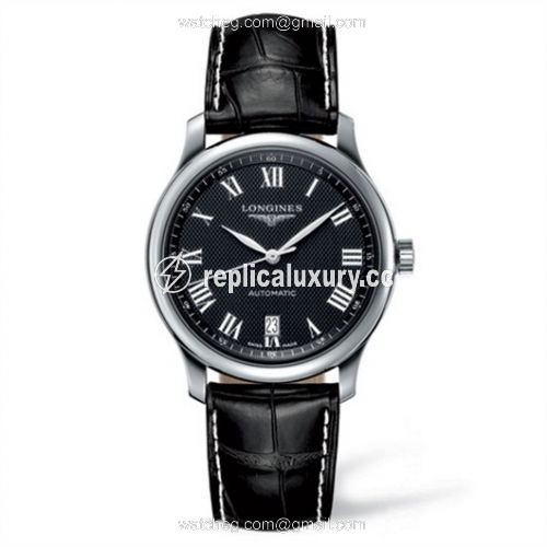 Longines Master Collection Date 38.5 Stainless Steel Black L2.628.4.51.7