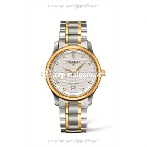 Longines Master Collection Date 38.5 Two Tone Diamond L2.628.5.77.7