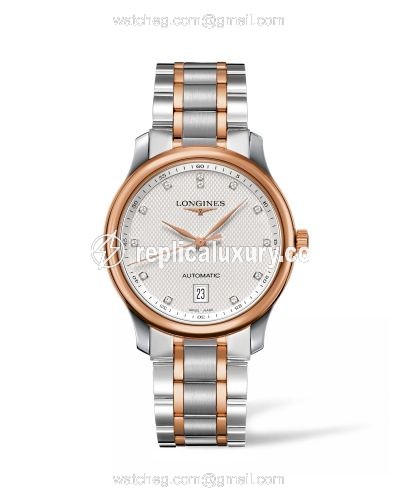 Longines Master Collection Date 38.5 Two Tone Rose / Diamond L2.628.5.97.7