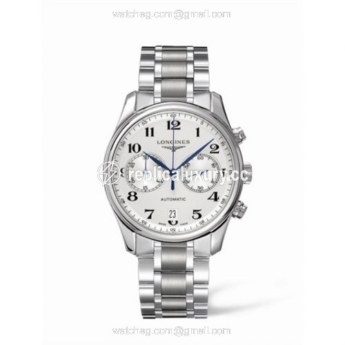 Longines Master Collection Chronograph 40 Stainless Steel / Silver / Bracelet L2.629.4.78.6