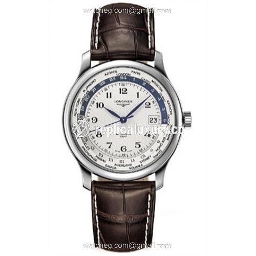 Longines Master Collection Worldtime Silver L2.631.4.70.3