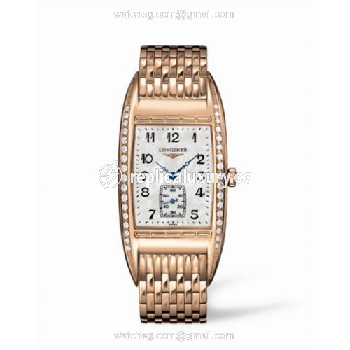 Longines BelleArti 27.3 Pink Gold Diamond L2.694.9.83.6