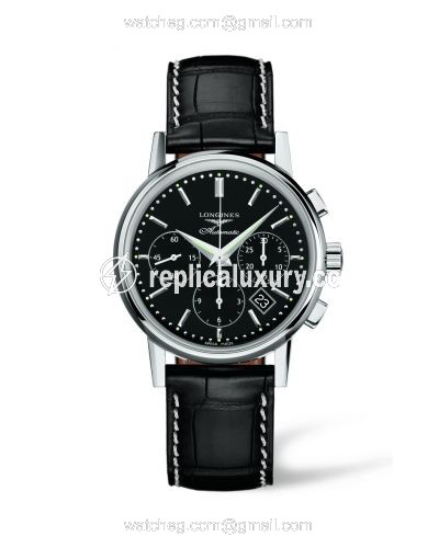 Longines Column-Wheel Chronograph Black L2.733.4.52.0