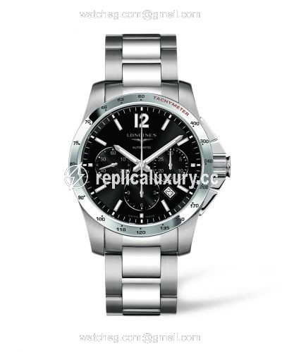 Longines Conquest Chronograph Automatic 41mm Black L2.743.4.56.6