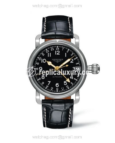 Longines Avigation Oversize Crown 24 Hours L2.778.4.53.2