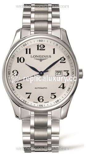 Longines Master Collection 42 Date Stainless Steel / Silver-Arabic / Bracelet L2.893.4.78.6