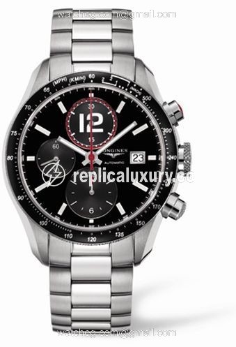 Longines GrandeVitesse Tachymeter Black Bracelet L3.636.4.50.6