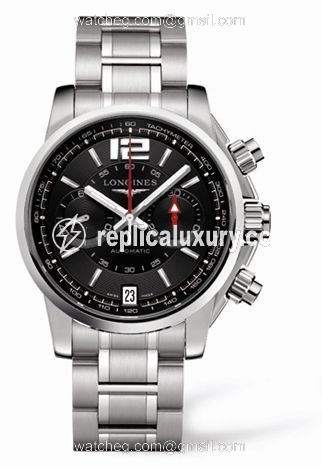 Longines Admiral Chronograph Black L3.666.4.56.6
